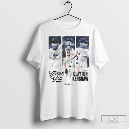 Premium Clayton Kershaw Los Angeles D Thank You Long Sleeve Vintage