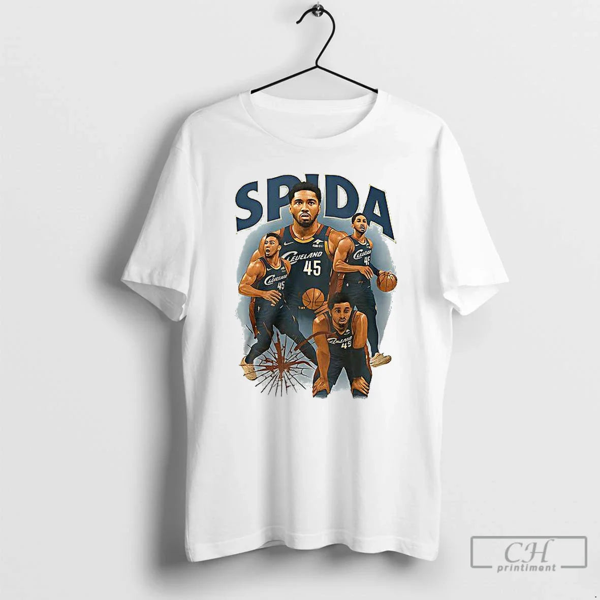Premium Cleveland Cavaliers Donovan Mitchell Spida Long Sleeve