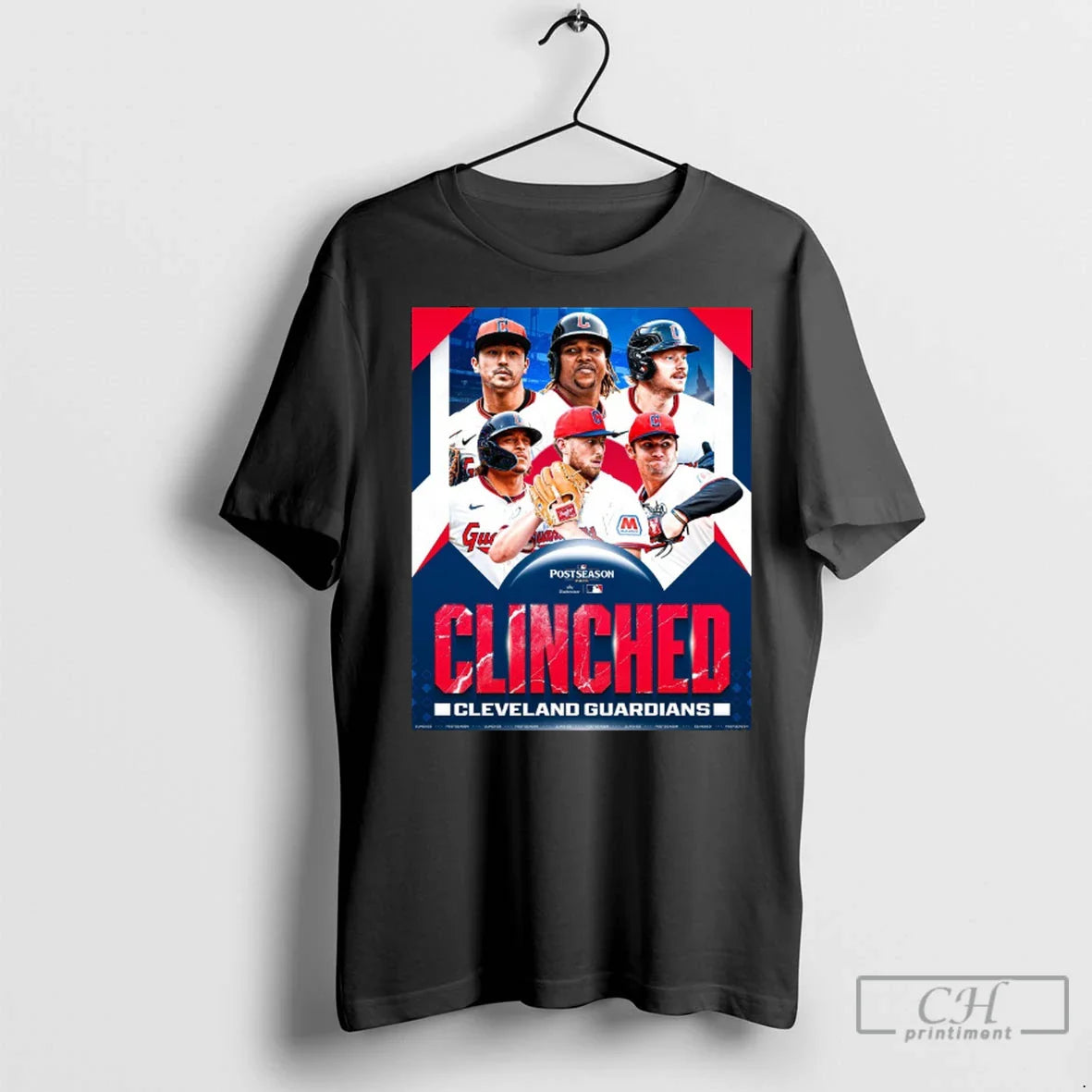 Premium Cleveland Guardians 2025 Mlb Postseason Clinched Cleveland