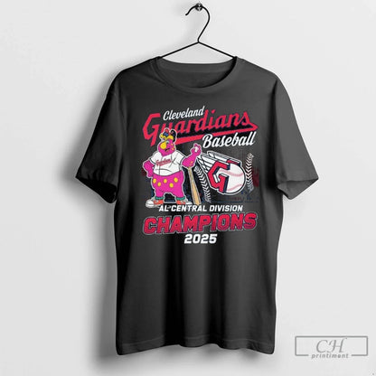 Premium Cleveland Guardians Macsot Baseball 2025 Al Central Division