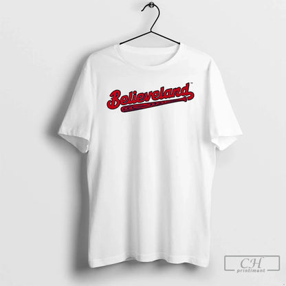 Premium Cleveland Guardians Baseball Believeland Bat T Shirts Tee