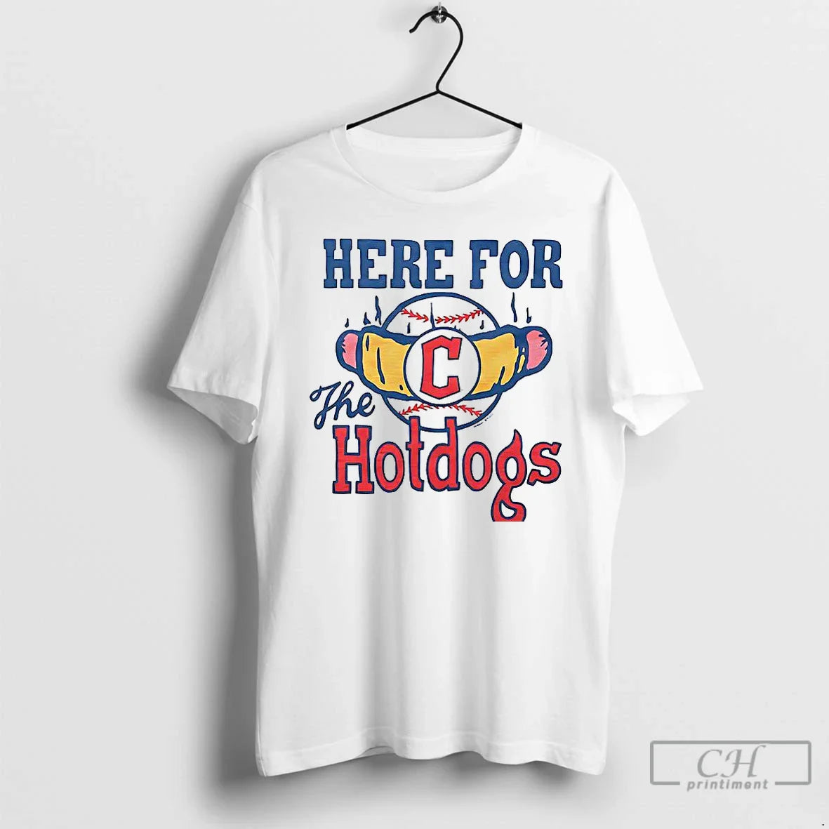 Premium Cleveland Guardians Baseball Here Hotdogs T Shirts Sweatshirt