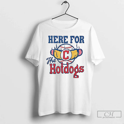 Premium Cleveland Guardians Baseball Here Hotdogs T Shirts Sweatshirt