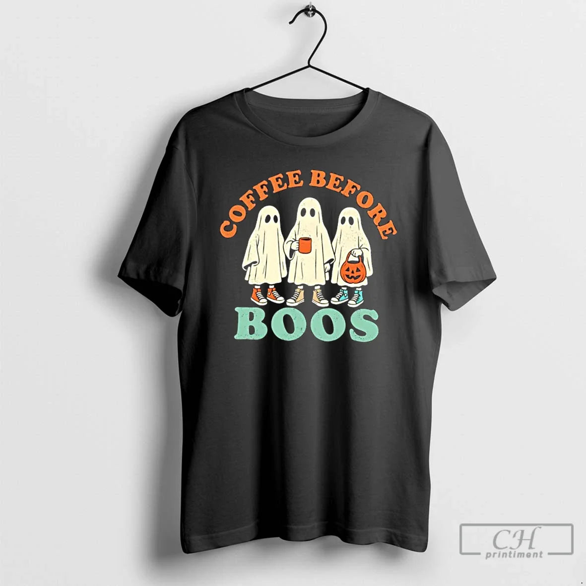 Premium Coffee Before Boos Halloween T Shirts Sweatshirt Stylish Look