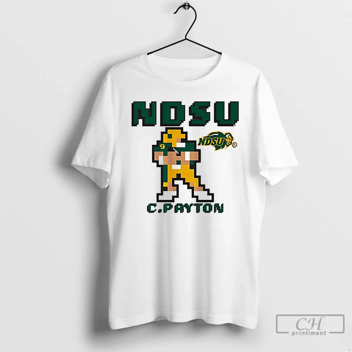 Premium Cole Payton Pixels North Dakota State Bison Long Sleeve