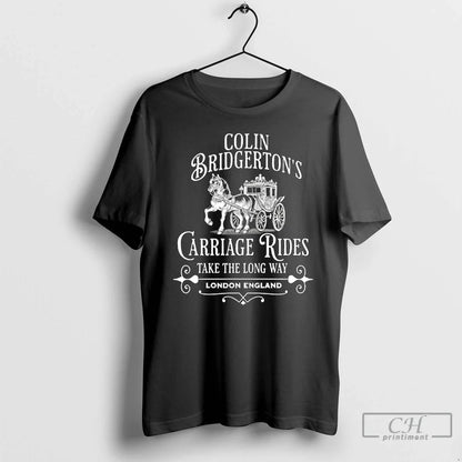 Premium Colin Bridgerton Carriage Rides London England Long Sleve T