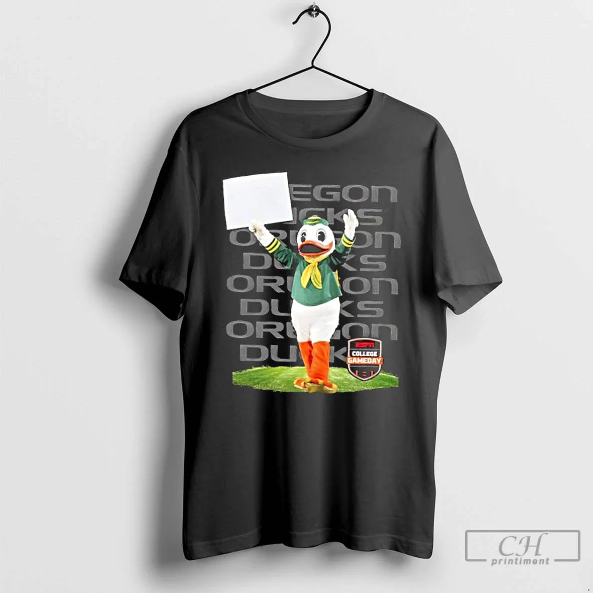 Premium College Gameday Oregon Ducks Mascot Sign T Shirts Shirt