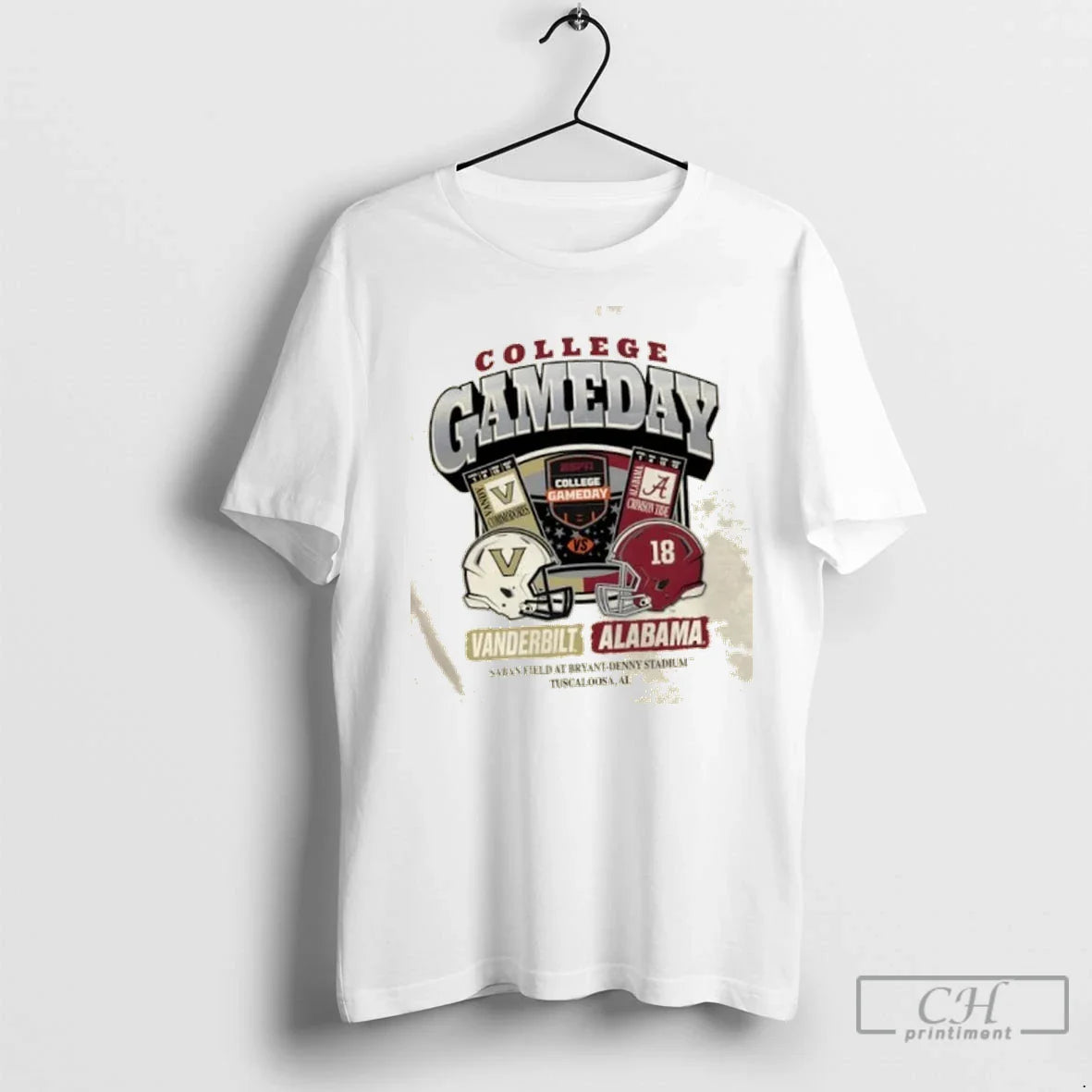 Premium College Gameday Vanderbilt Vs Alabama Saban Field Bryant