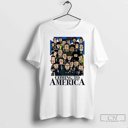Premium Coming To America Soccer Cartoon Tank Top Exclusive Design