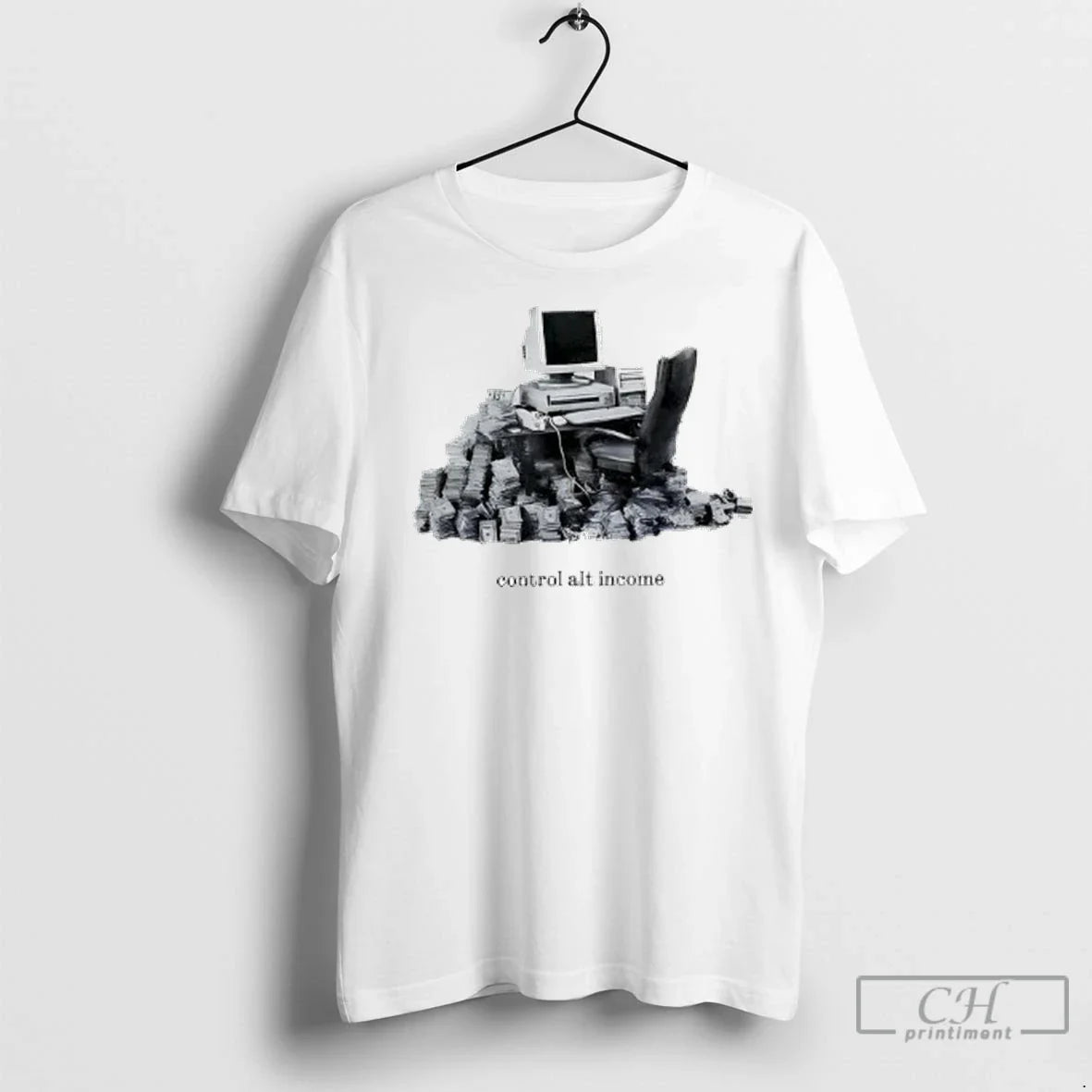 Premium Computer Setup Control Alt Income Ladies Shirt Premium Outfit