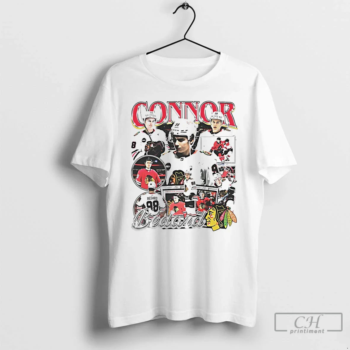 Premium Connor Bedard Chicago Blackhawks Tee Elegant Merch