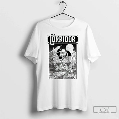 Premium Corridor Digital Skeleton Glow Shirt Premium Apparel
