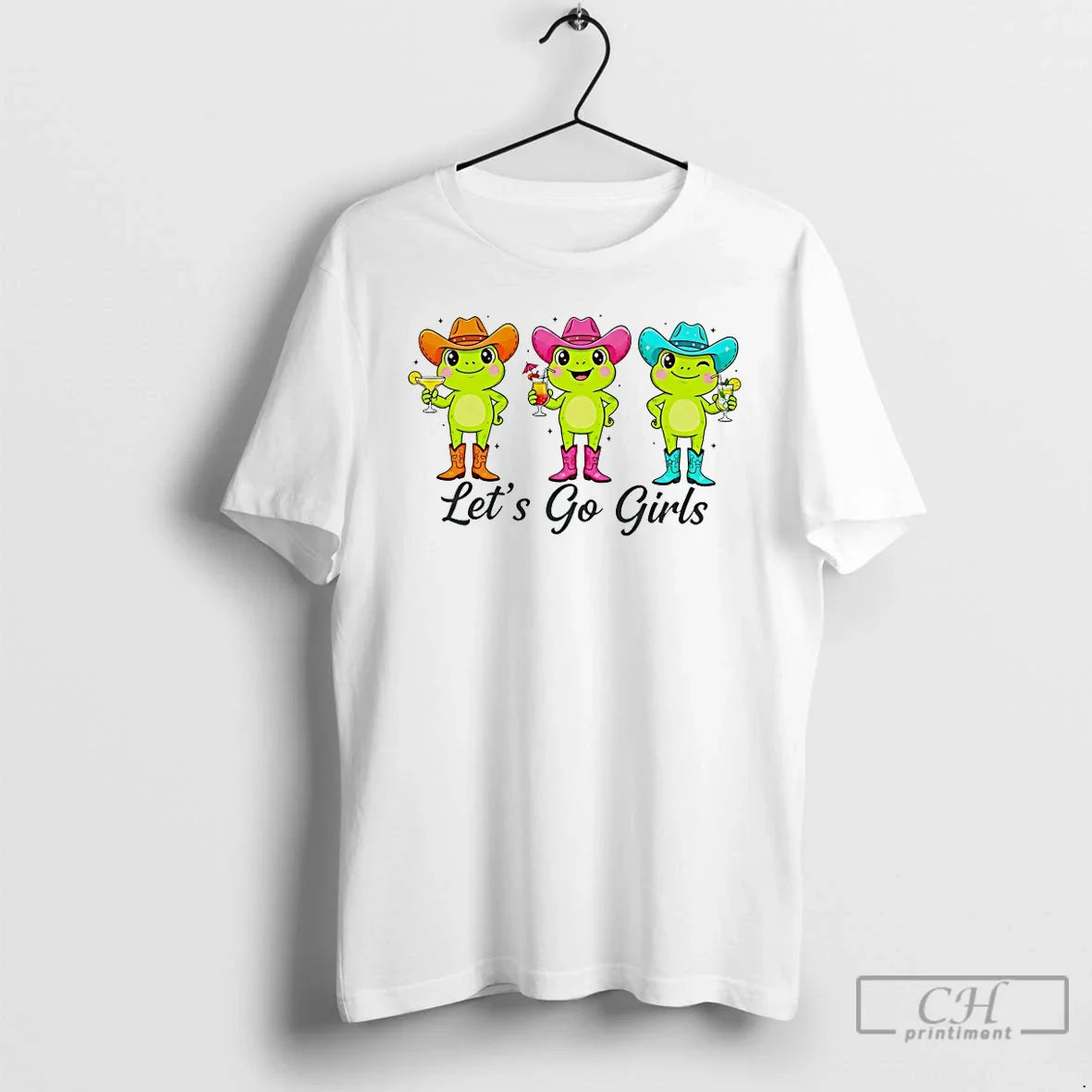 Premium Cowgirl Frog Lets Go Long Sleeve Authentic Collection