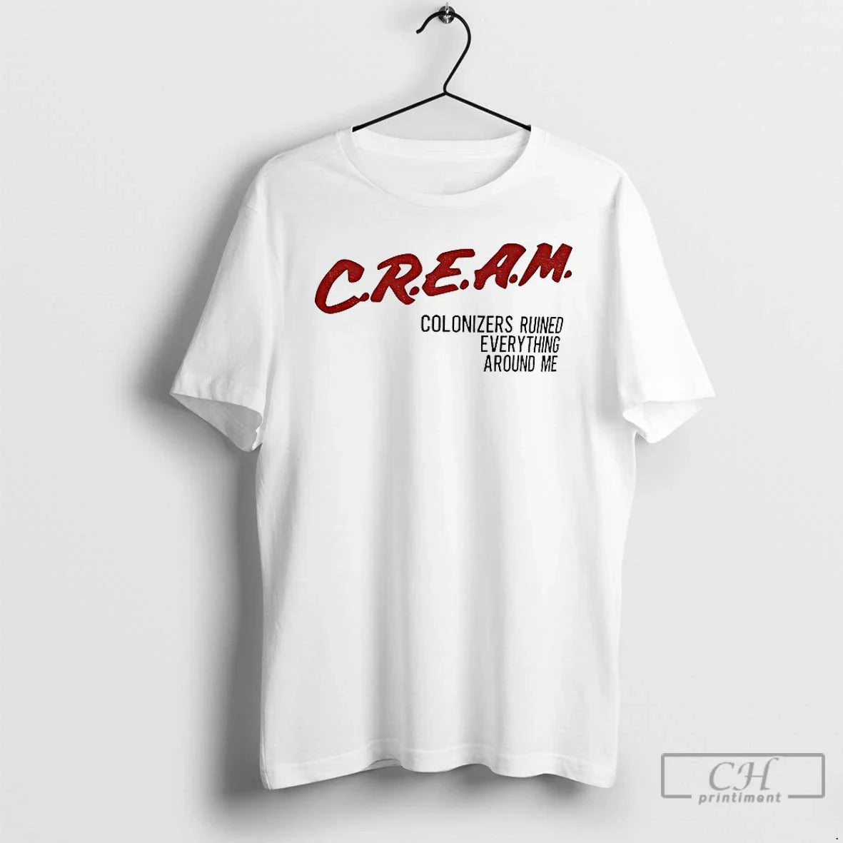Premium Cream Colonizers Ruined Everything Around Me Hoodie Classic