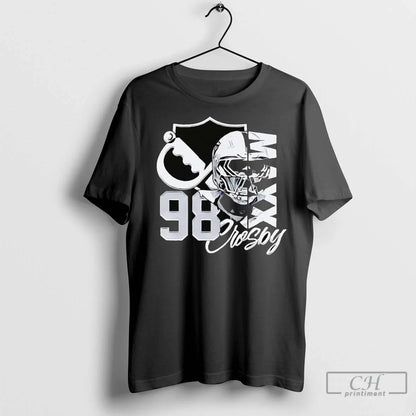 Premium Crosby Maxx Shield Las Vegas Raiders Hoodie Elegant Outfit