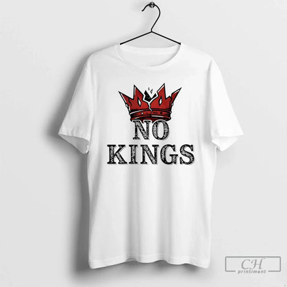 Premium Crown No Kings Human Rights T Shirts Tank Top Premium Apparel