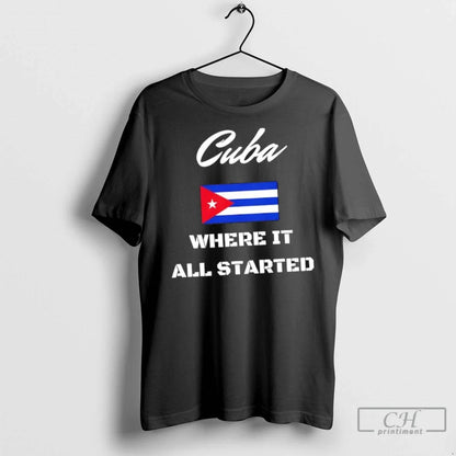Premium Cuba Where It All Started Sweatshirt Designer Gift