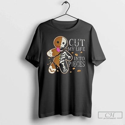 Premium Cut My Life Into Pieces Gingerbread Merry Long Sleeve Elegant
