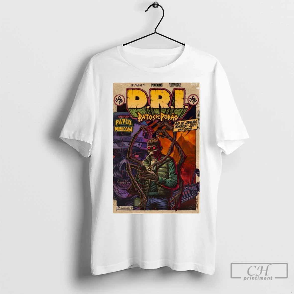 Premium Dri Circo Voador Mar 20 2026 Tour Tee Designer Gift