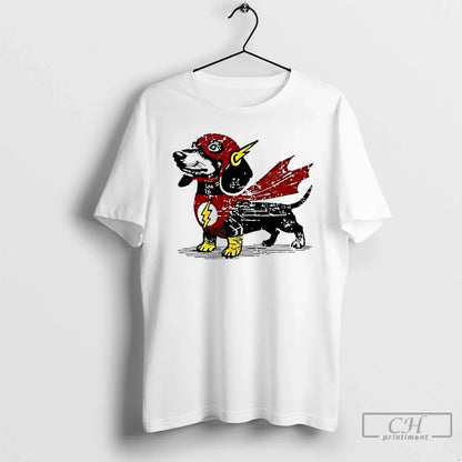 Premium Dachshund Superhero Wiener Dog Sweatshirt Trendy Outfit
