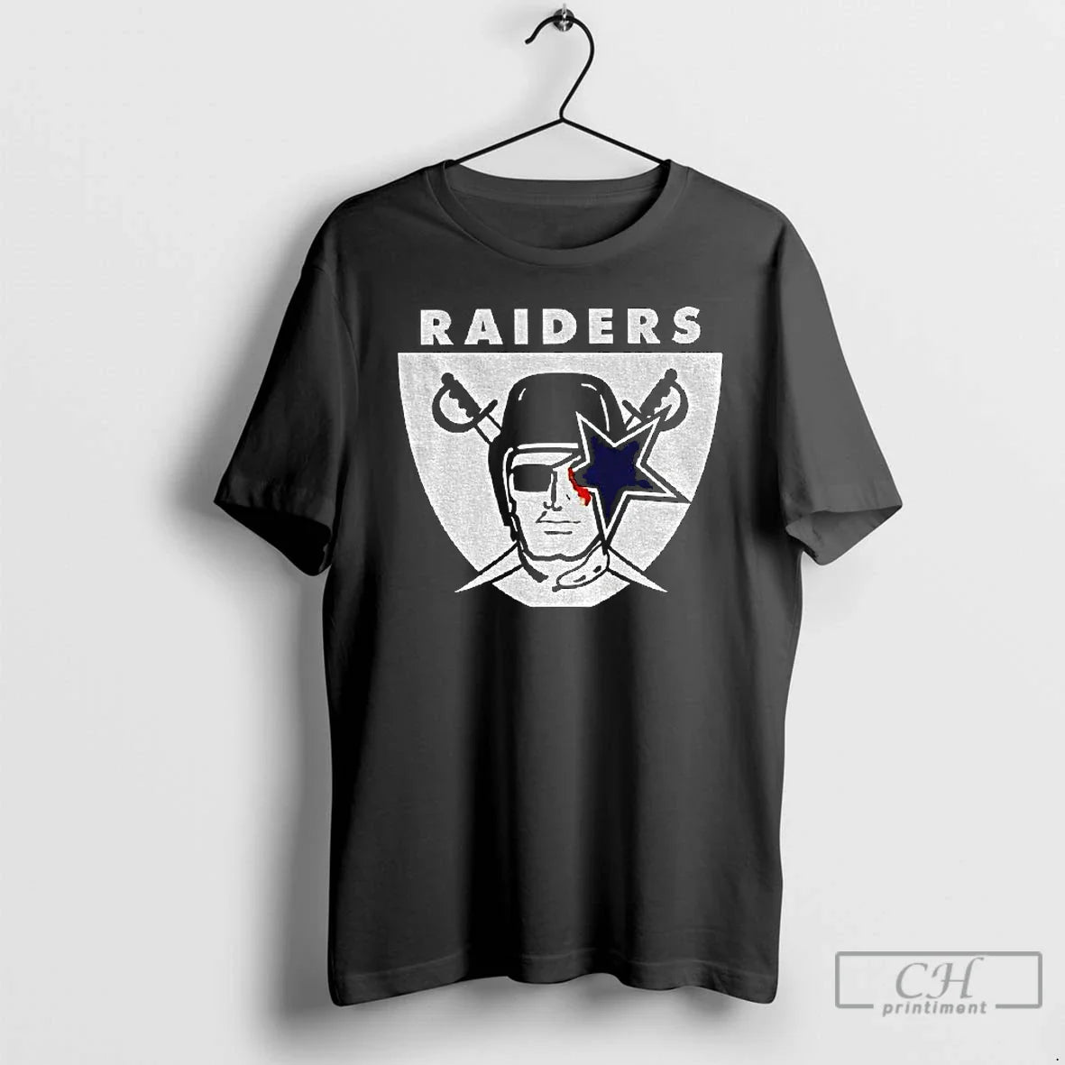 Premium Dallas Cowboys Las Vegas Raiders Bleed Raiders Mashup Logo