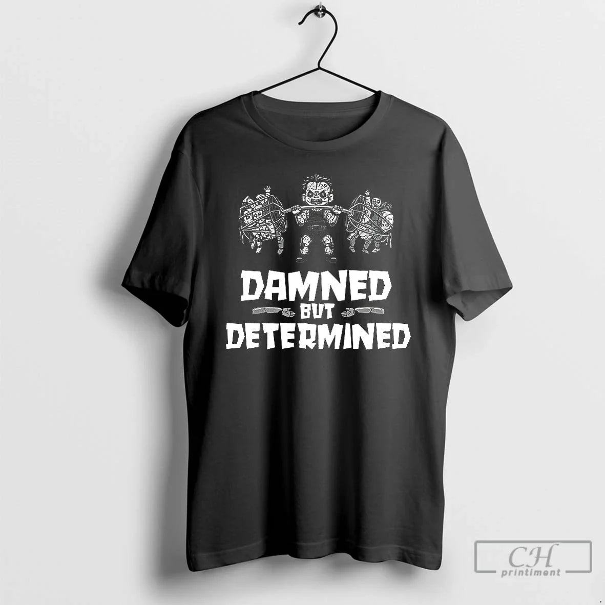 Premium Damned But Determined Zombie Halloween T Shirts Tank Top