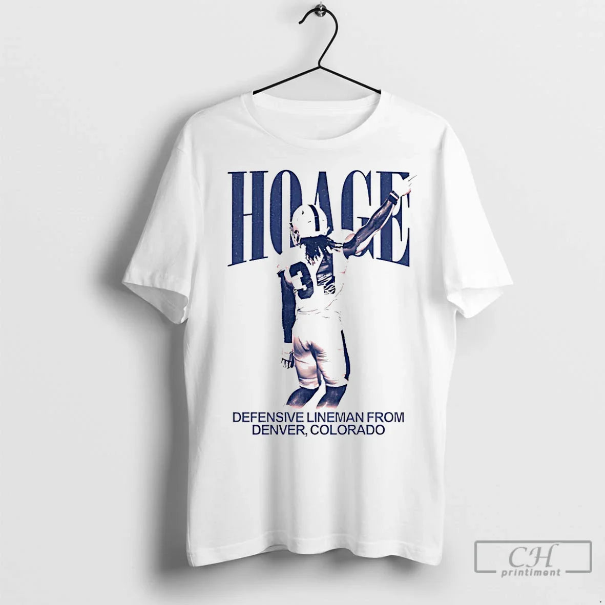 Premium David Hoage Defensive Lineman From Denver Colorado TShirt
