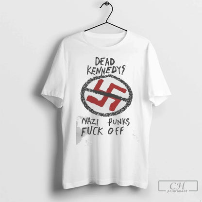 Premium Dead Kennedys Nazi Punks Fuck Off New Ladies TShirt Premium
