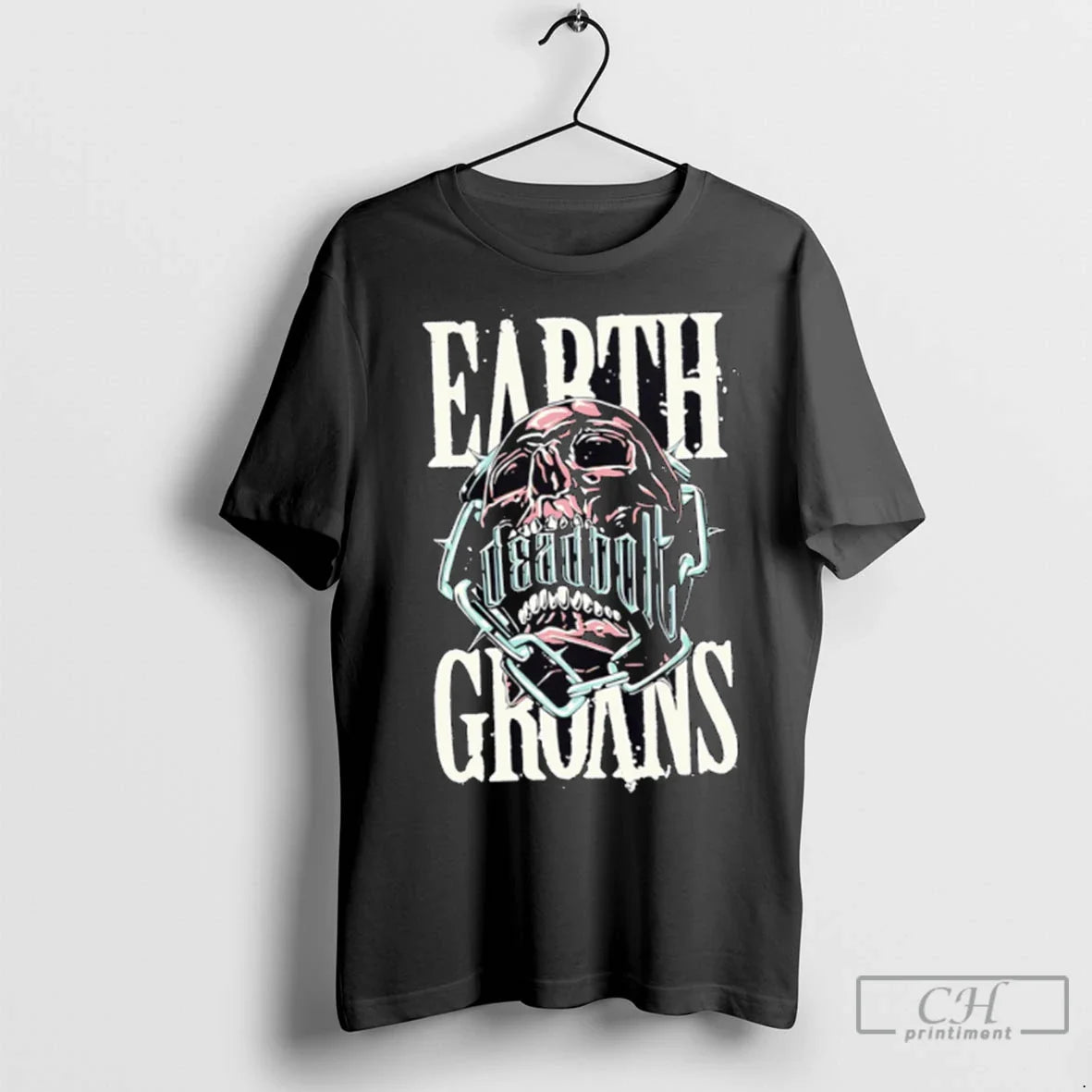 Premium Deadbolt Earth Groans Sweatshirt Designer Art