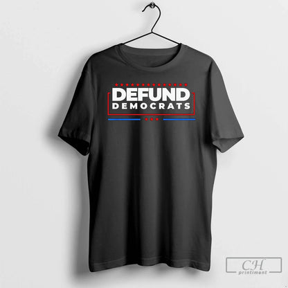 Premium Defund Democrats 2025 Election Long Sleeve Stylish Art