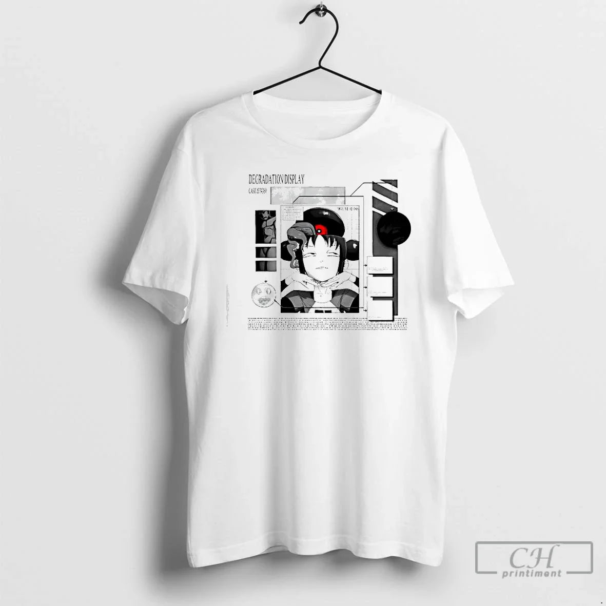 Degradation Display Case Zivo TShirt Elegant Fashion