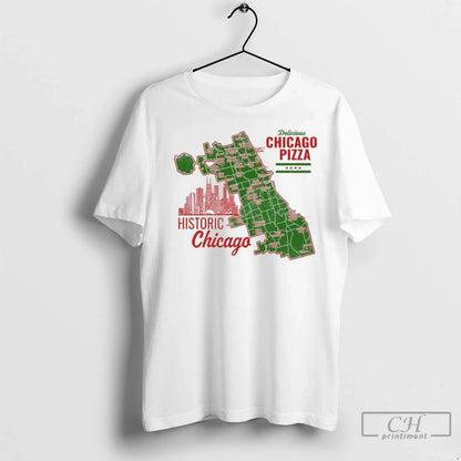Premium Delicious Chicago Pizza Historic Chicago Italian Tank Top