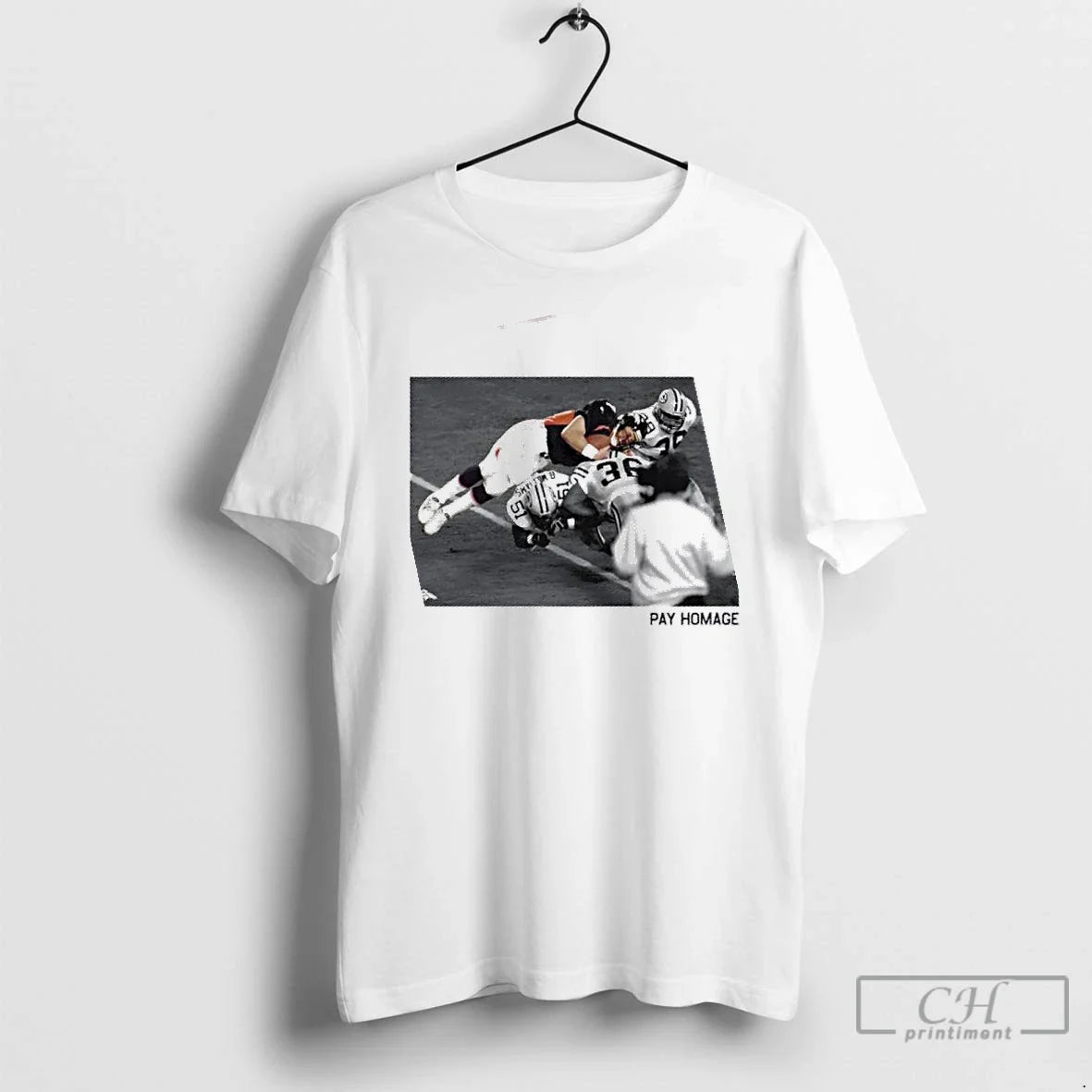 Premium Denver Broncos John Elway Homage Ash Pay Homage T Shirts