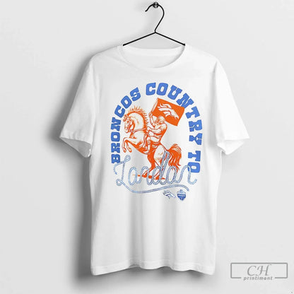 Premium Denver Broncos Country To London Tank Top Authentic Fashion