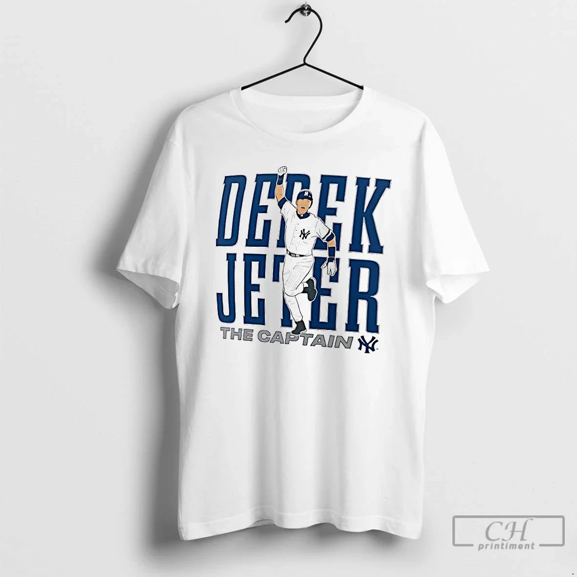 Premium Derek Jeter New York Yankees Cooperstown Player T Shirts