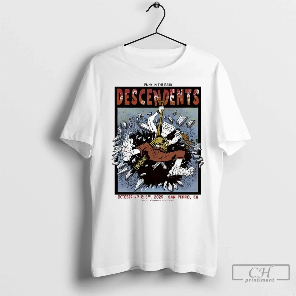Premium Descendents Tour Oct 4 5 2025 San Pedro Ca TShirt Retro Gift