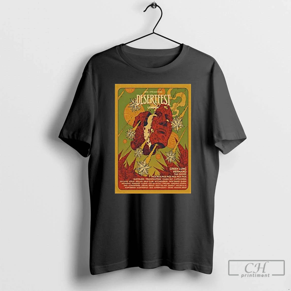 Premium Desertfest 2026 London Shows Long Sleve T Shirts Shirt