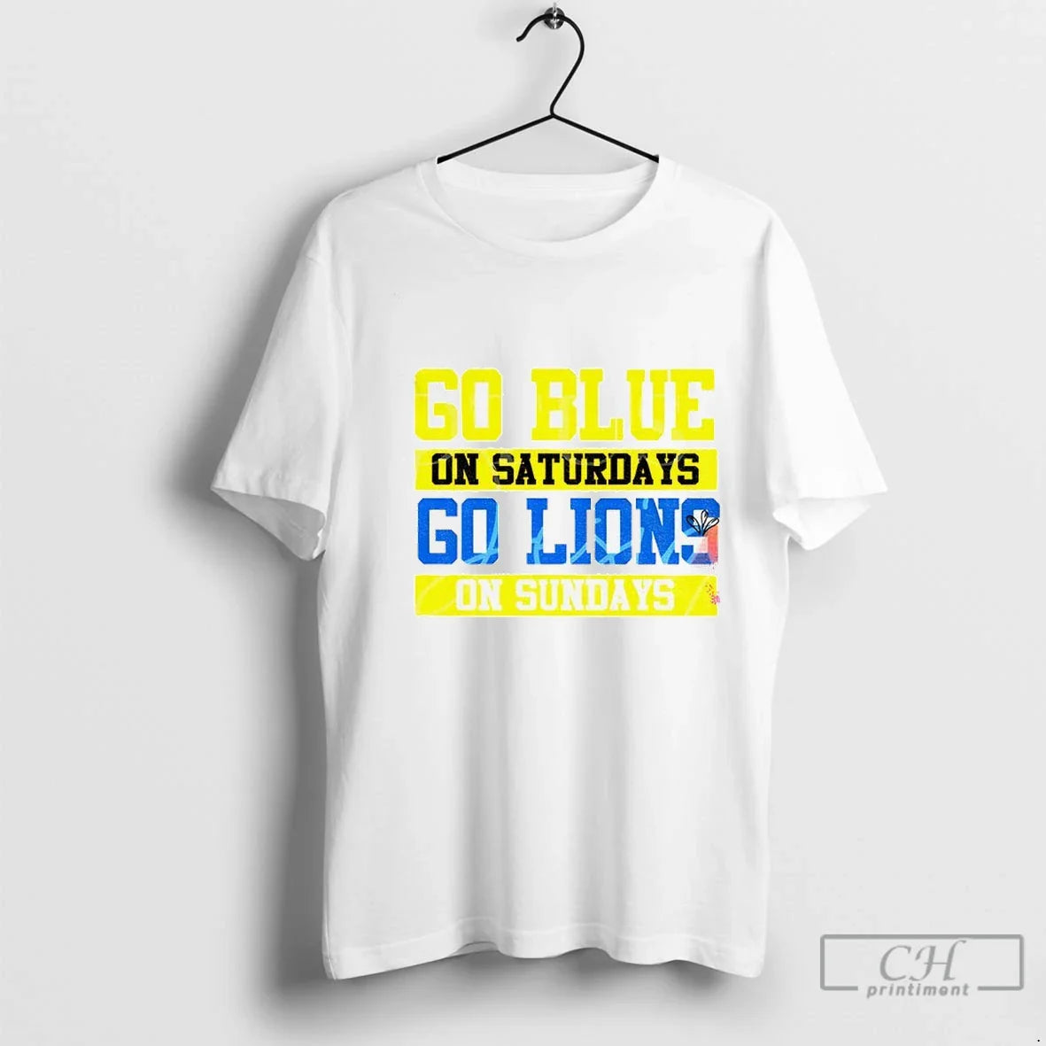 Premium Detroit Lions Go Blue Saturdays Go Lions Sundays Sweatshirt
