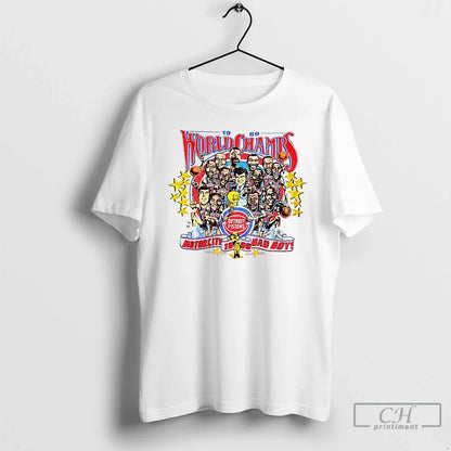 Premium Detroit Pistons 1989 World Champs Motorcity Bad T Shirts