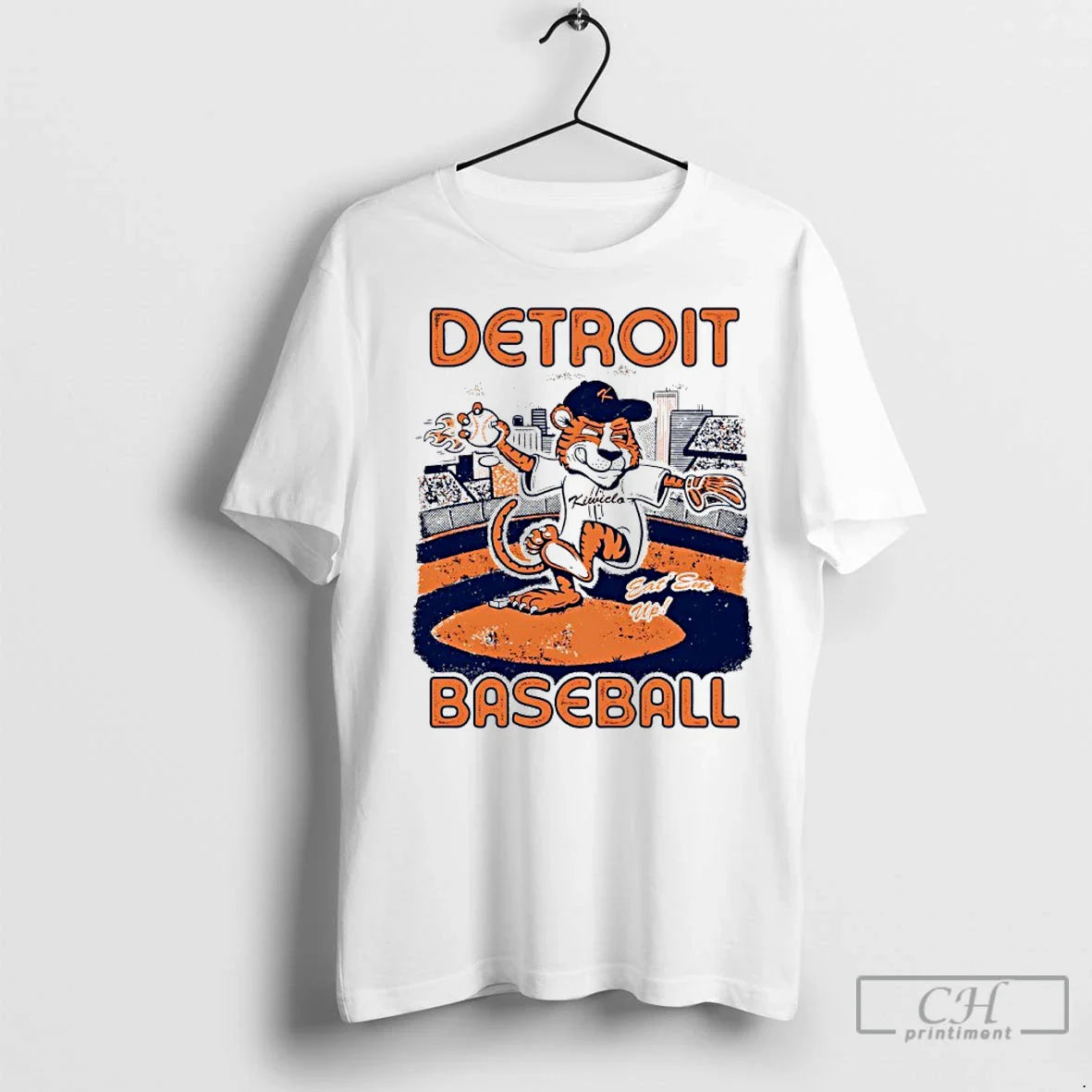 Premium Detroit Tigers Baseball Mascot Eat Em Up Sweatshirt Exclusive