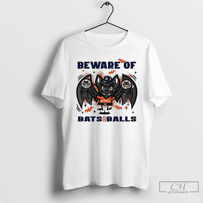 Premium Detroit Tigers Baseball Beware Bats And Balls Halloween T