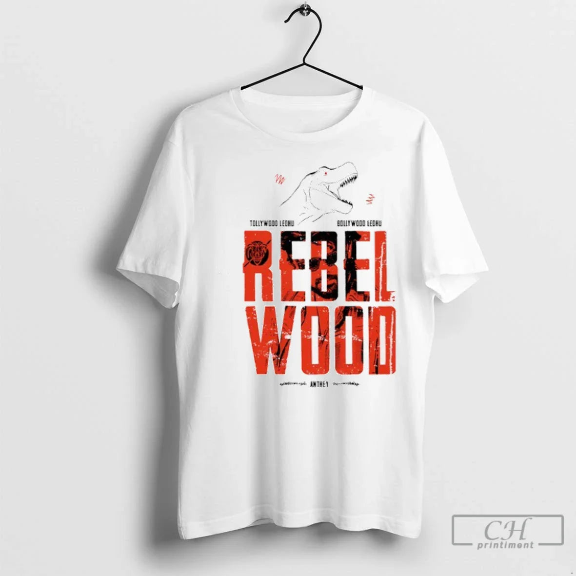 Premium Dinosaur Rebelwood Tollywood Ledhu And Bollywood Ledhu TShirt