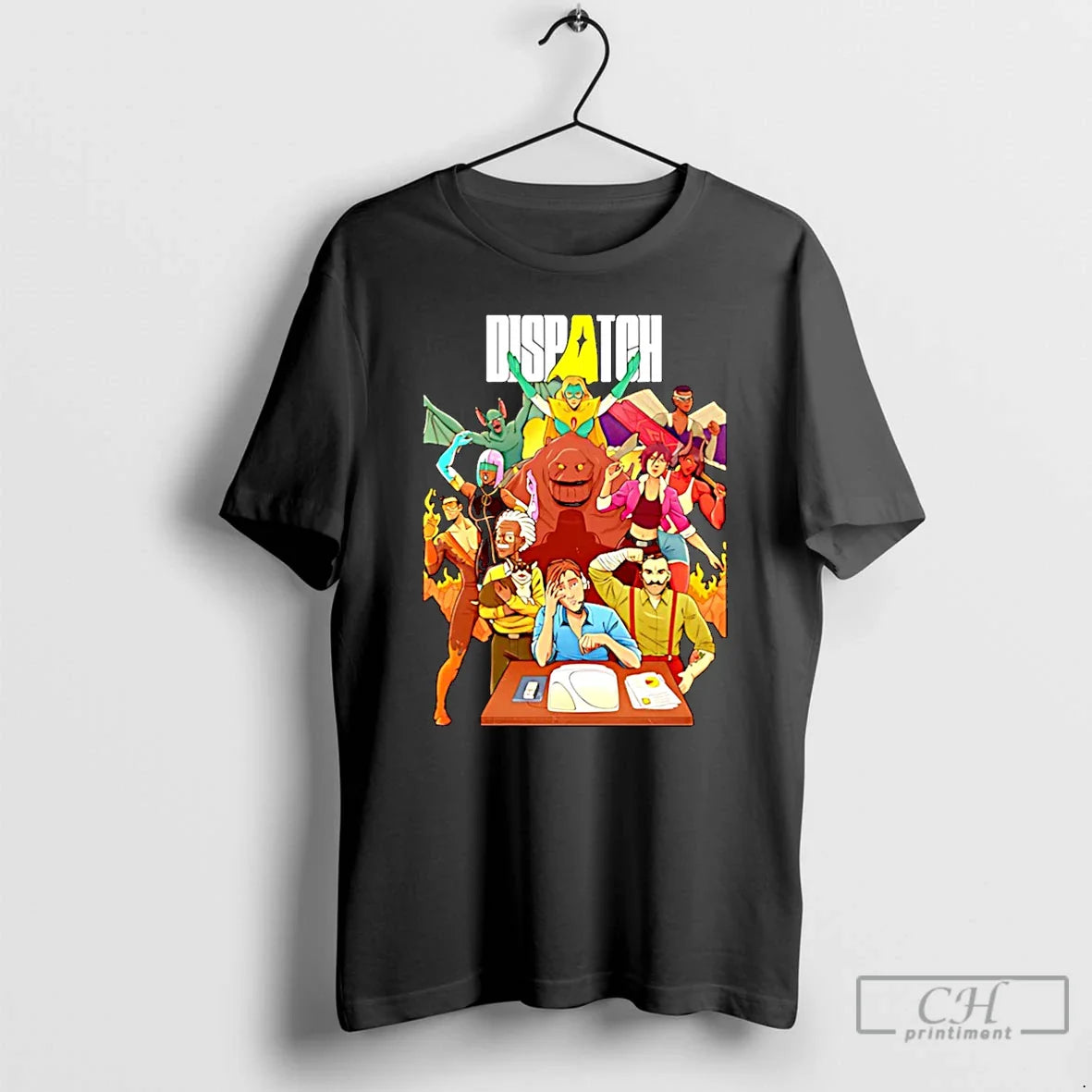 Premium Dispatch Robert Robertson Game Washed Cartoon Tank Top