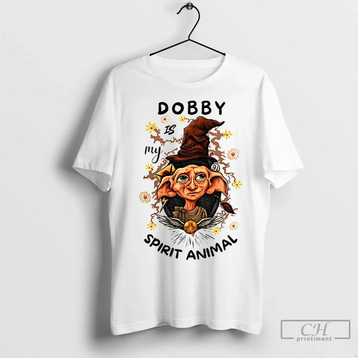 Premium Dobby Is My Spirit Animal Tee Modern Style