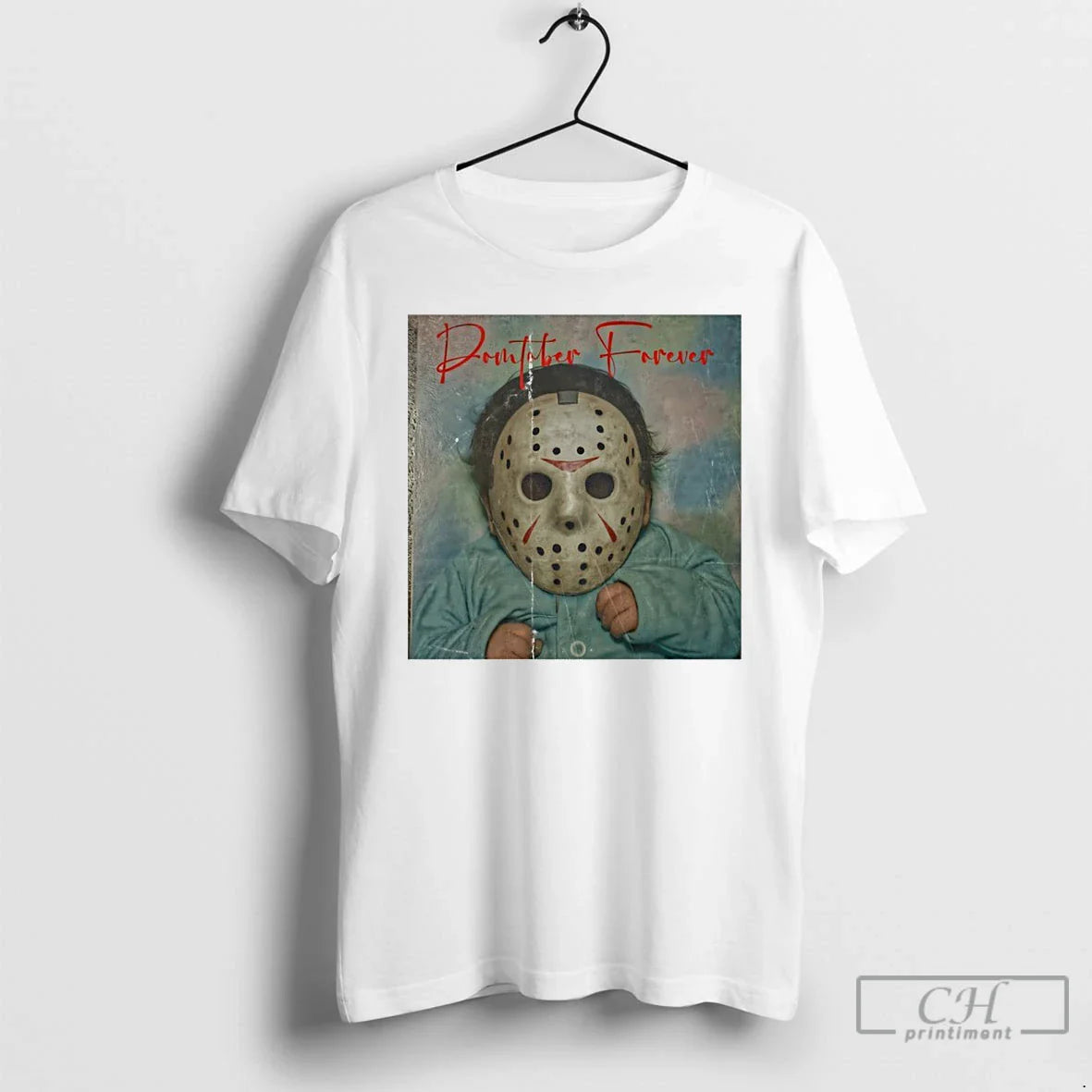 Premium Domtober Forever Jason Voorhees Mask T Shirts Long Sleeve