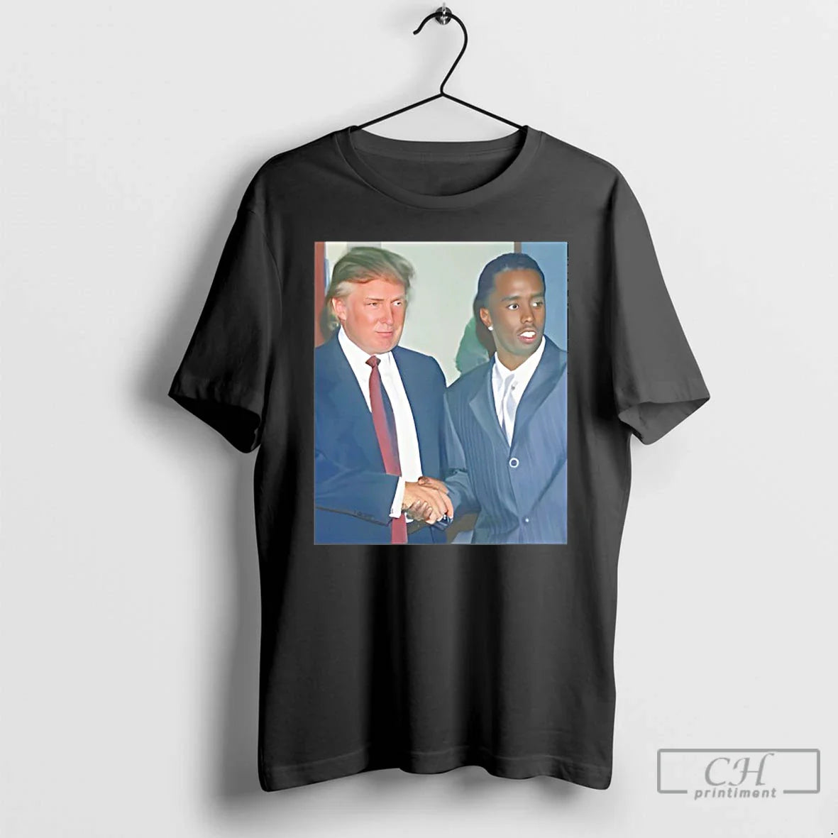 Premium Donald Trump And Rapper Sean Diddy Combs T Shirts Tank Top