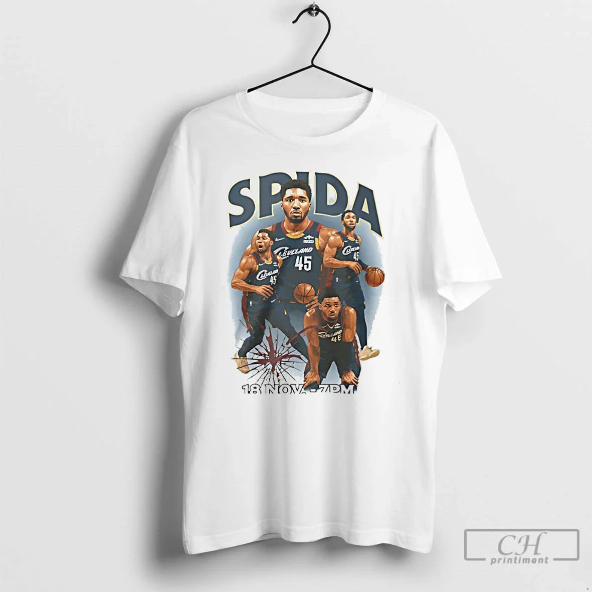 Premium Donovan Mitchell Spida Cleveland Cavaliers Hoodie Elegant