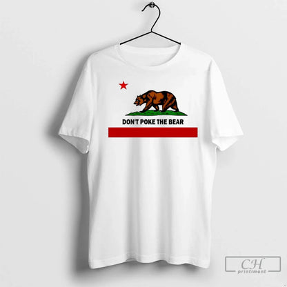 Premium Dont Poke Bear California Flag Tank Top Stylish Design