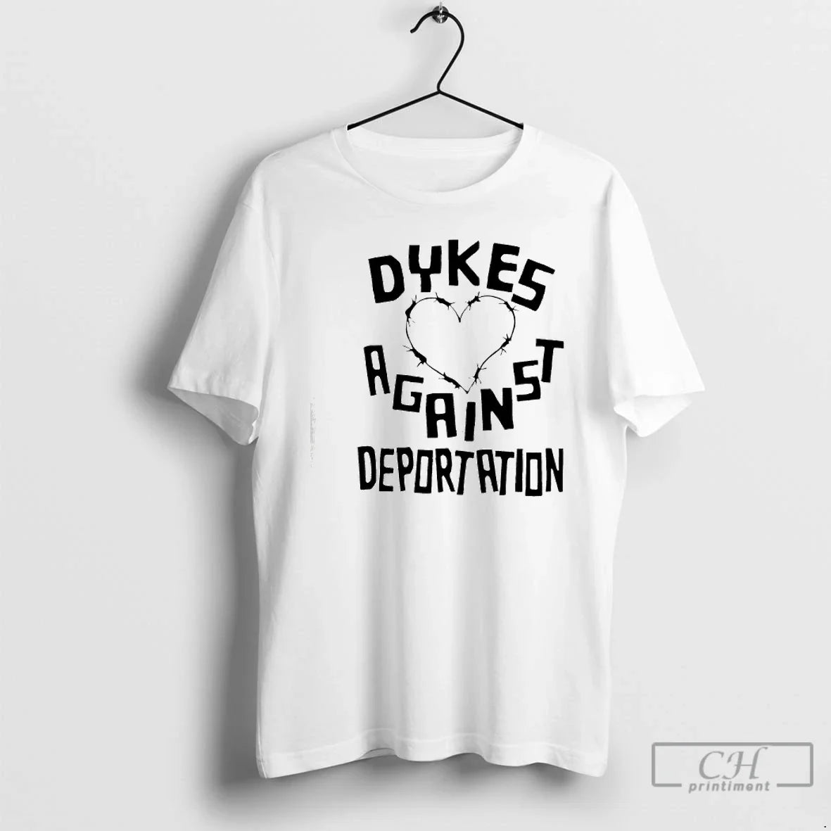 Dykes Against Deportation Queer Immigrant Solidarity Hoodie Authentic