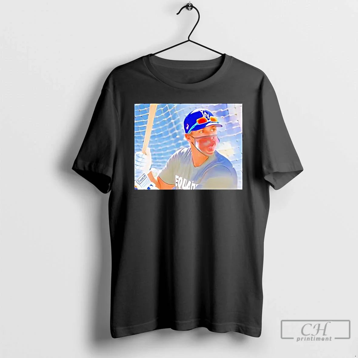 Premium Enrique Hernndez Los Angeles Dodgers Face Mask T Shirts